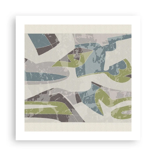 Poszter - Kompozíció üveg mögött - 50x50 cm