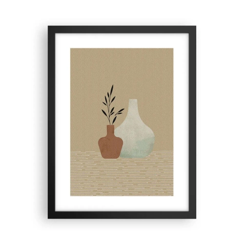 Poszter fehér keretben - Váza és annak ideája - 30x40 cm