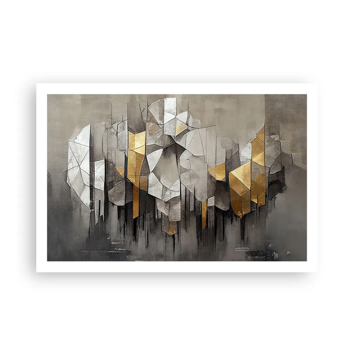 Poszter - Kompozíció jégből és fényből - 91x61 cm