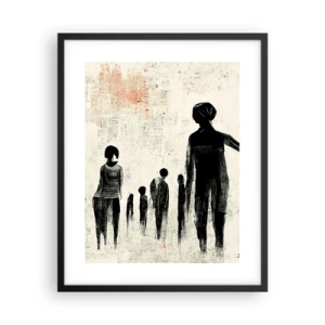 Poszter fehér keretben - A magány ellen - 40x50 cm
