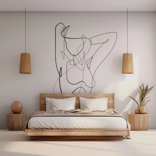 Fotótapéta Premium Canvas - Milyen vagy igazán…. - Absztrakció, Női Test, Grafika - 450x315 cm