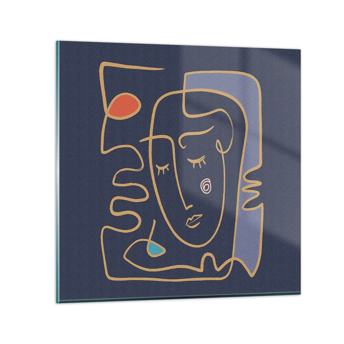 Üveg kép - Álmodozásban - 60x60 cm