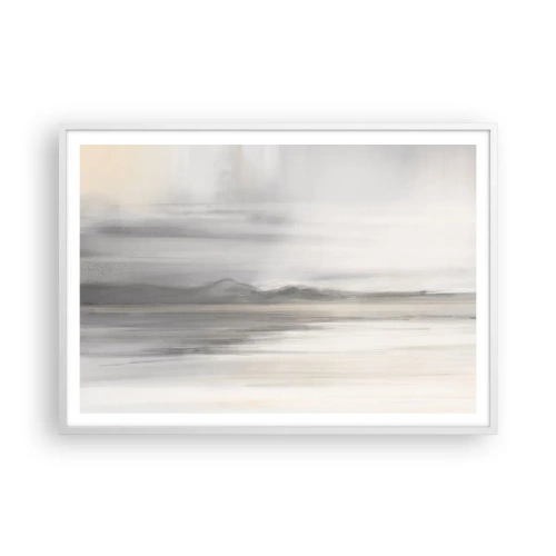 Poszter fekete keretben - Gondolkodó távolság - 100x70 cm