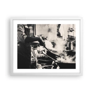 Poszter fekete keretben - Az ízek alkímiája - 50x40 cm