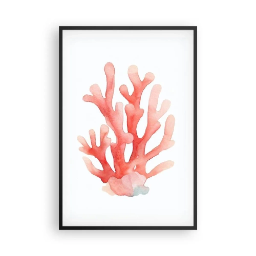 Poszter fehér keretben - A korall színe - 61x91 cm