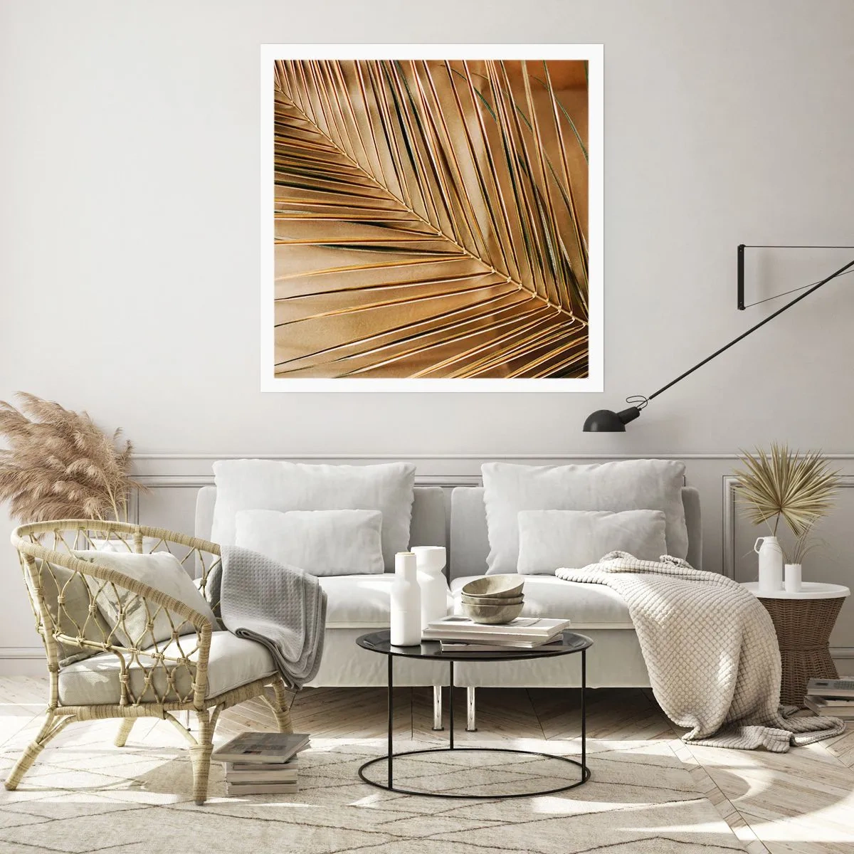 Poszter - Természetes oszlopsor - 40x40 cm