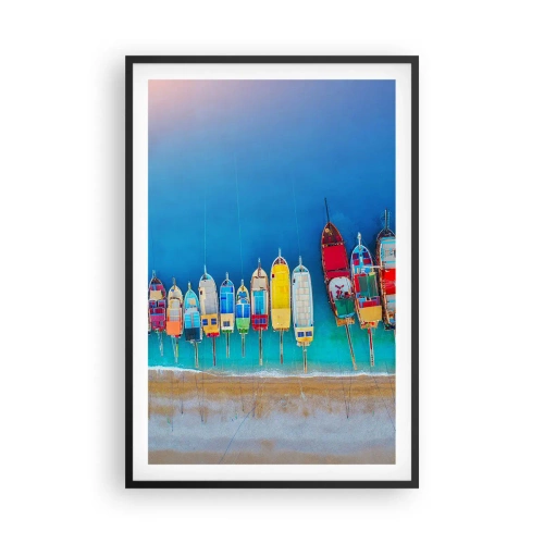 Poszter fehér keretben - Madártávlatból - 61x91 cm