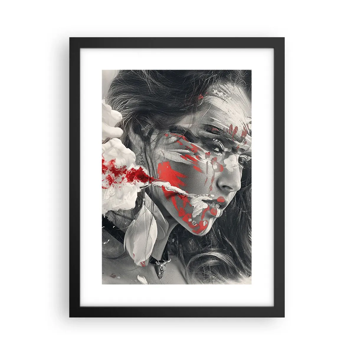 Poszter fehér keretben - Az abszurditás füstjében - 30x40 cm