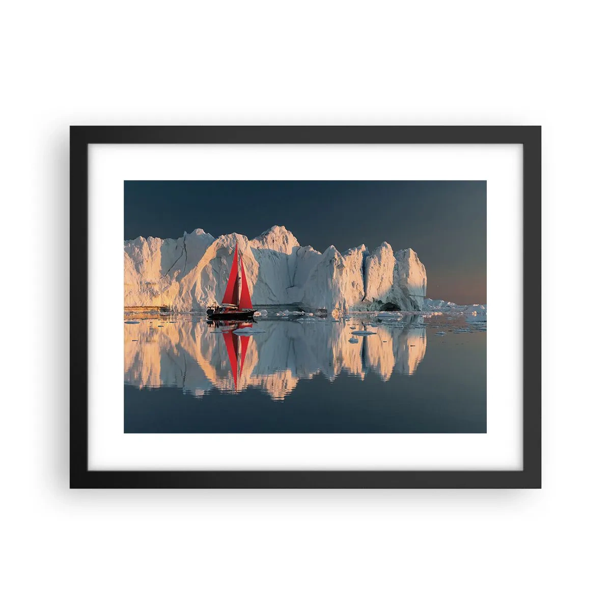 Poszter fehér keretben - A világ peremén - 40x30 cm