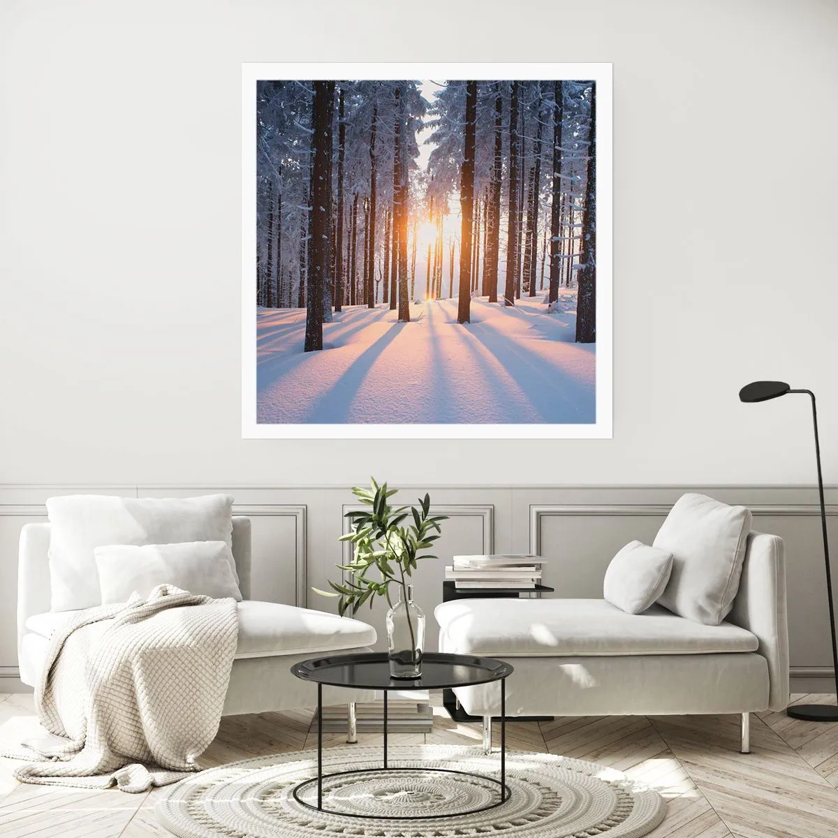 Poszter - Egyértelműen fekete-fehéren - 30x30 cm