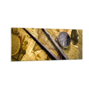 Üveg kép - Hol vannak ezek a kincsek? - 100x40 cm