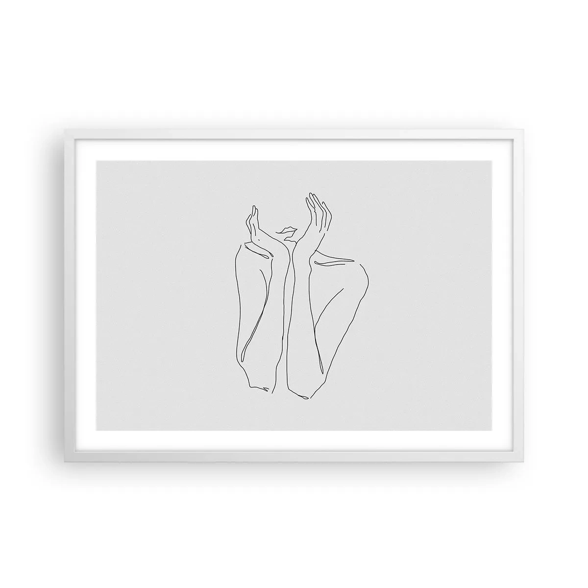 Poszter fekete keretben - Amiről a lányok álmodoznak - 70x50 cm