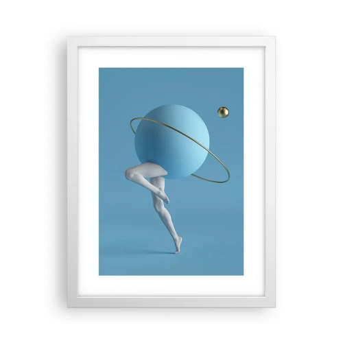 Poszter fekete keretben - És a bolygók megbolondulnak - 30x40 cm