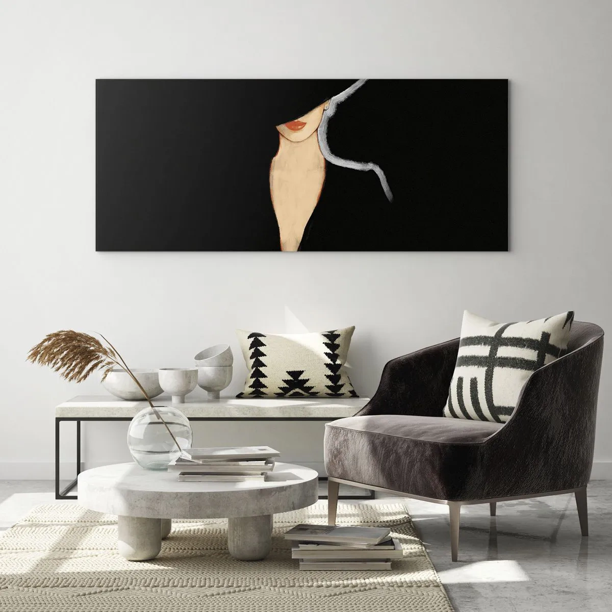 Üveg kép - Elegancia és stílus - 120x50 cm