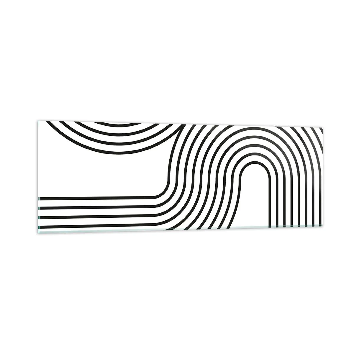 Üveg kép - Egy ívben - 90x30 cm