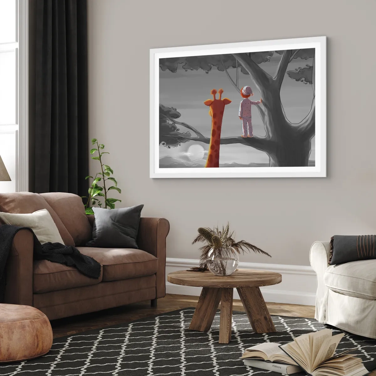 Poszter fekete keretben - Ez tényleg történik - 100x70 cm