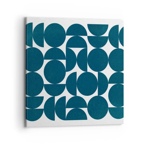 Vászonkép - Körök és félkörök - 70x70 cm