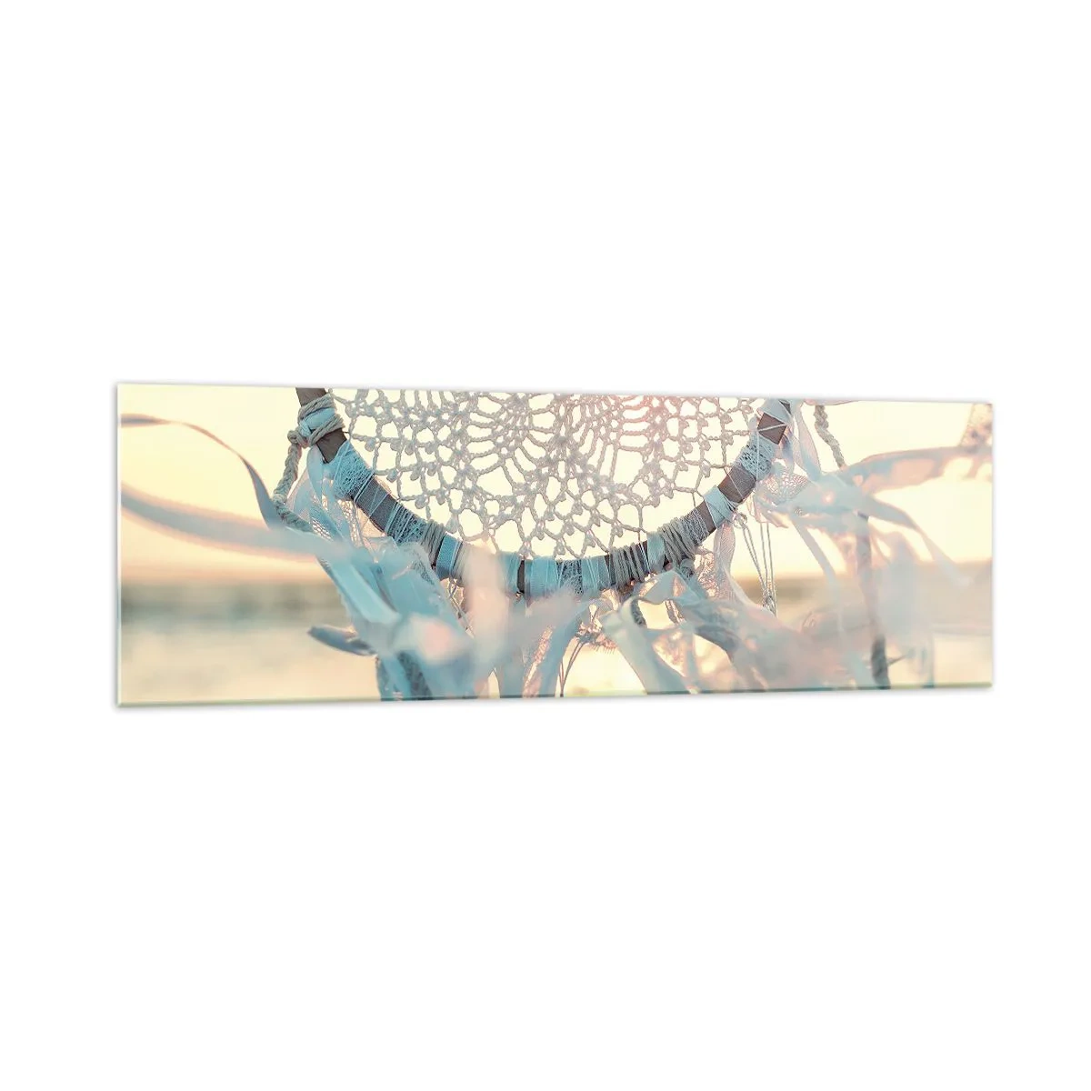 Üveg kép - Csipkés totem - 160x50 cm