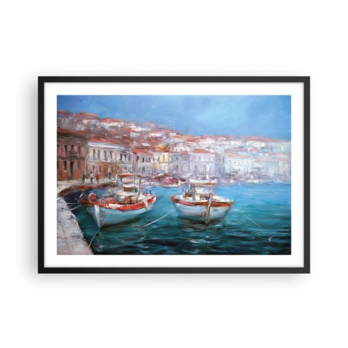 Poszter fehér keretben - Olasz öböl - 70x50 cm