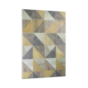 Üveg kép - A háromszög szögében - 50x70 cm