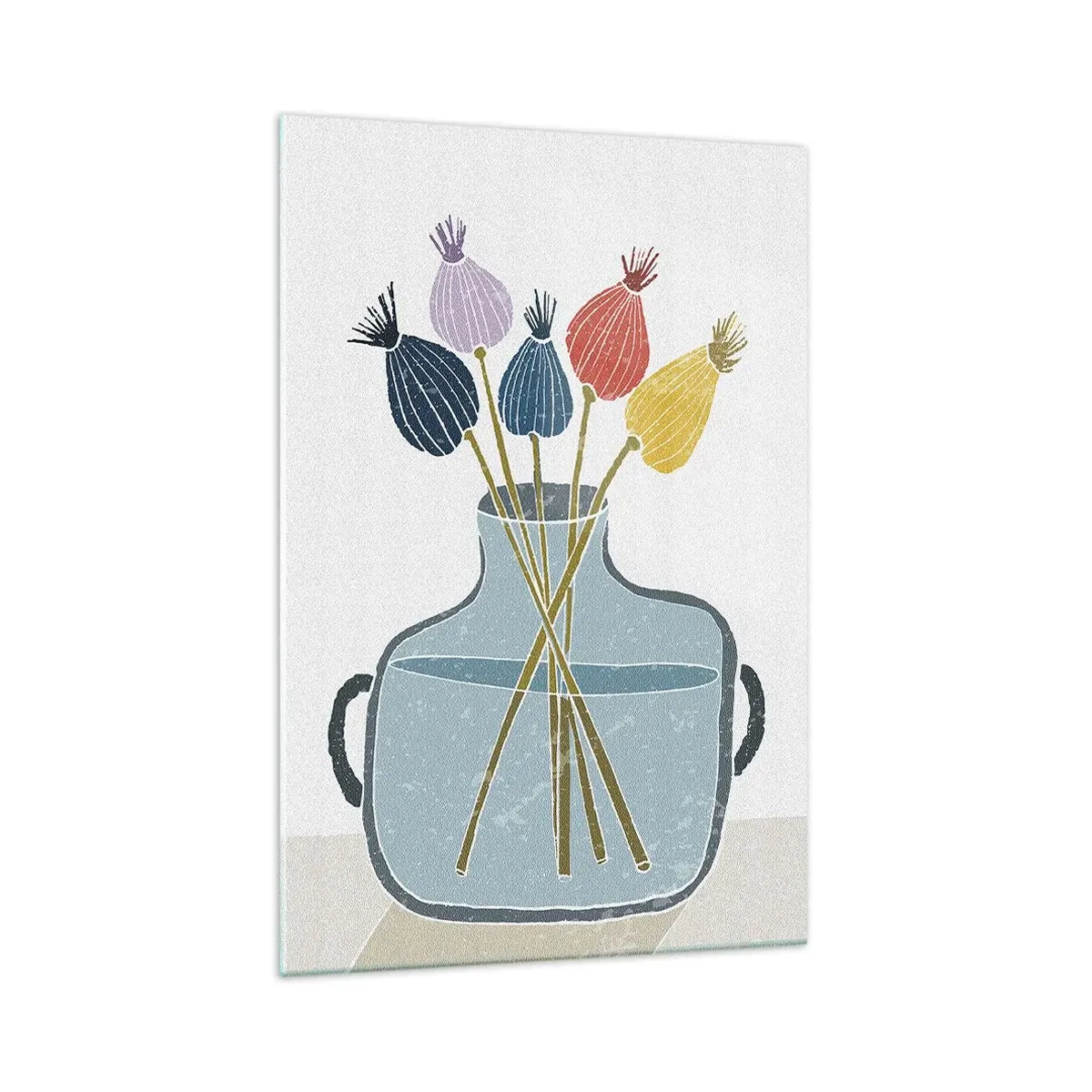 Üveg kép - Mint egy mákszem - 70x100 cm