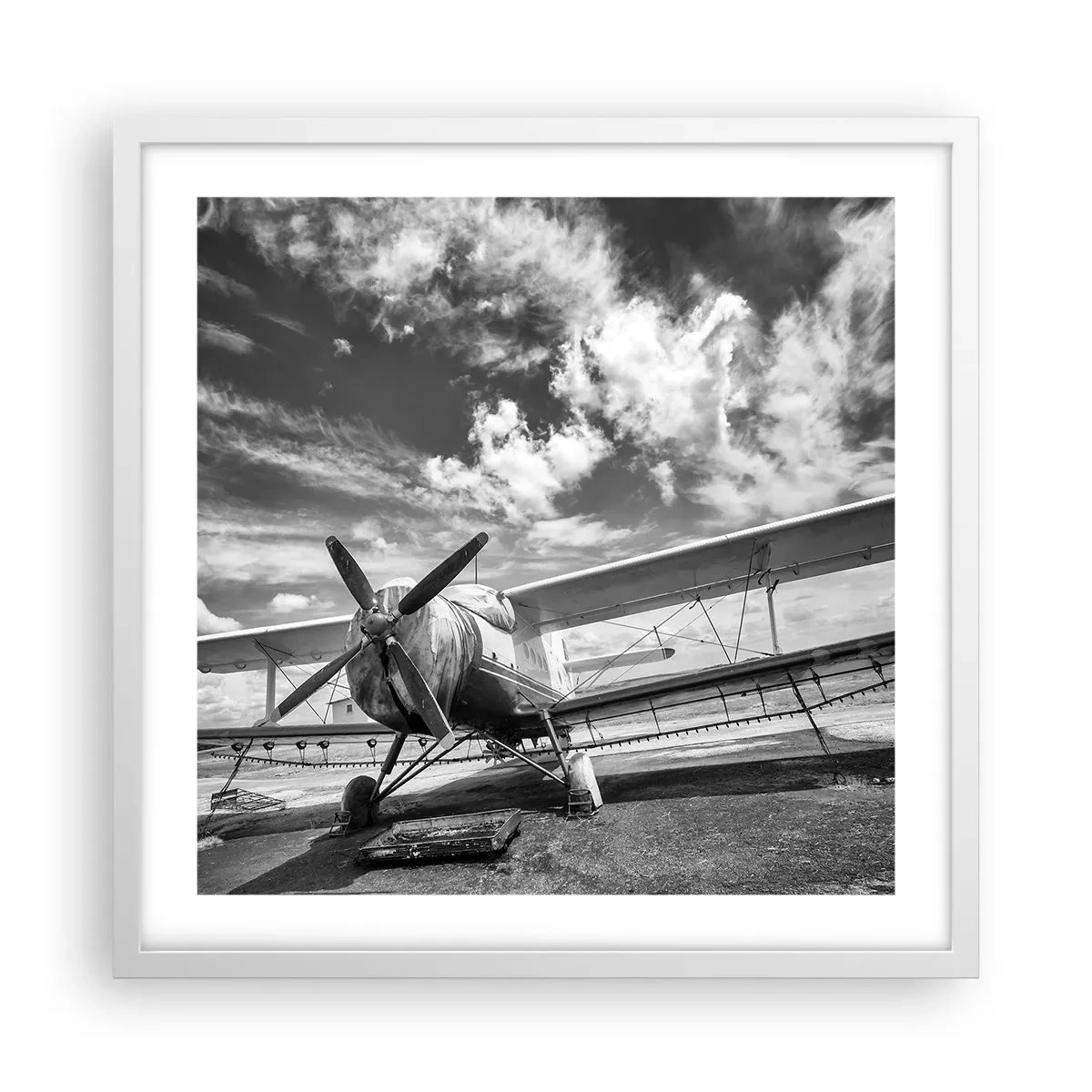 Poszter fekete keretben - Alig várom! - 50x50 cm