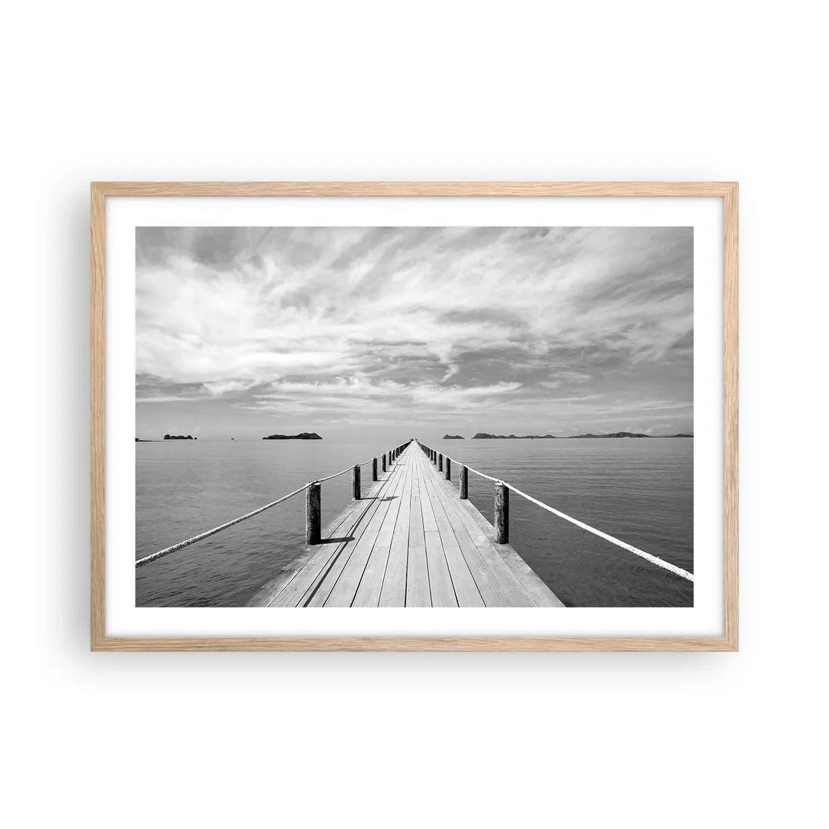 Poszter világos tölgy keretben - Talán egy kirándulás... - 70x50 cm