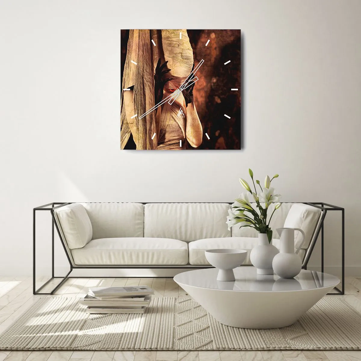 Falióra, Óra - A jó és a rossz között - 30x30 cm