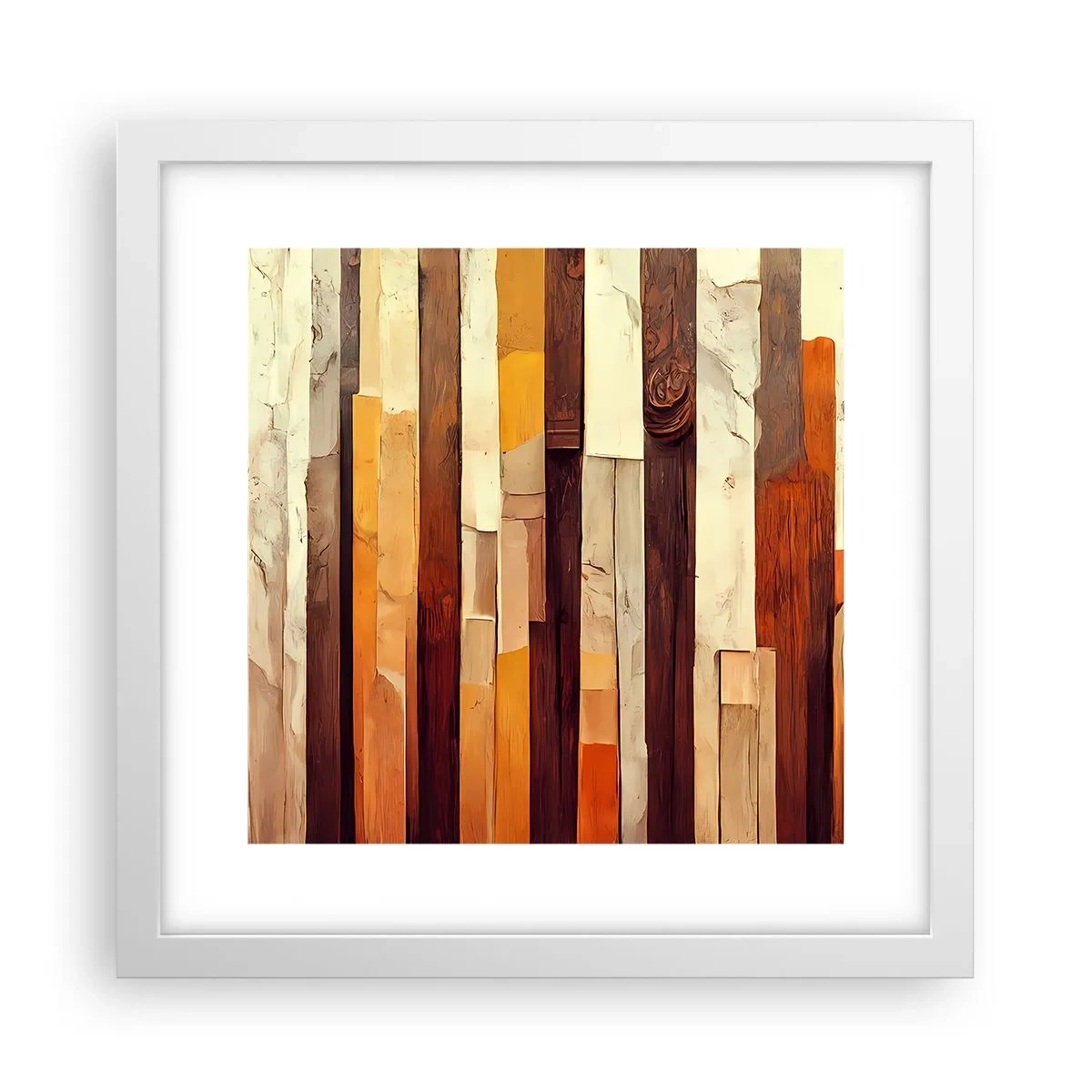 Poszter fekete keretben - Az erdei fák himnusza - 30x30 cm