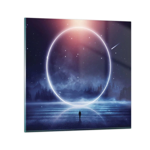 Üveg kép - Már itt vannak... - 30x30 cm