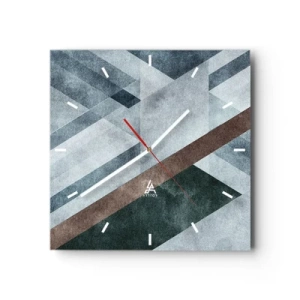 Falióra, Óra - A geometria kifinomult eleganciája - 40x40 cm