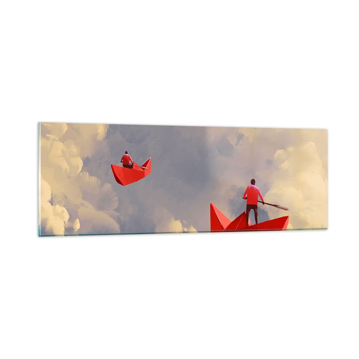 Üveg kép - Álmodozók expedíciója - 90x30 cm
