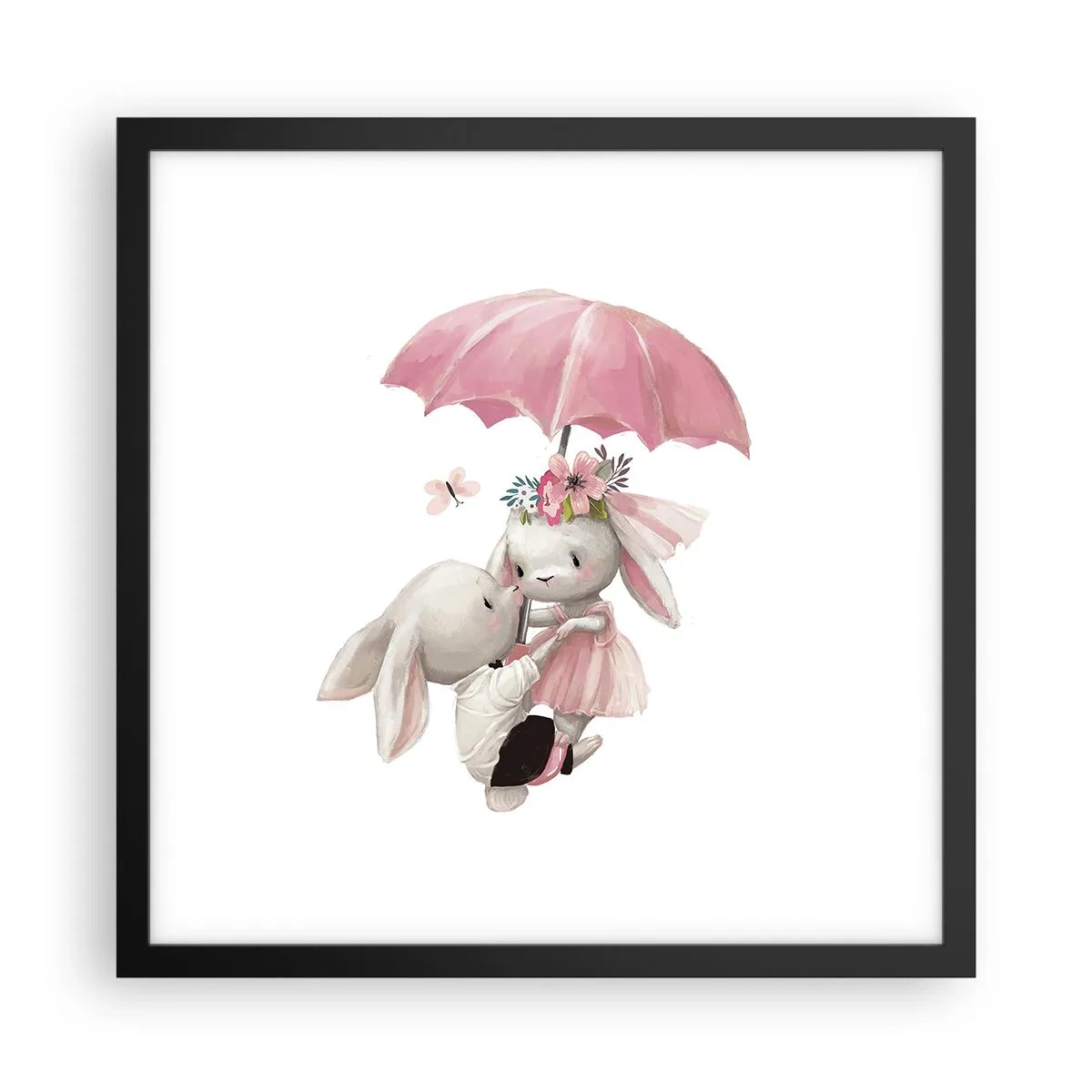 Poszter fehér keretben - Ez a szerelem - 40x40 cm