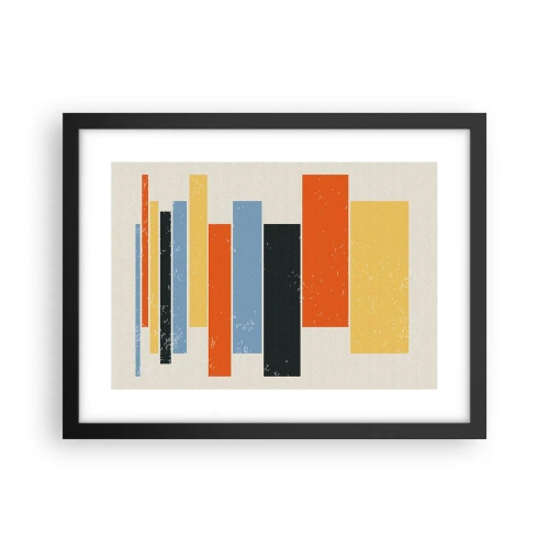 Poszter fehér keretben - Zenei felvétel - 40x30 cm