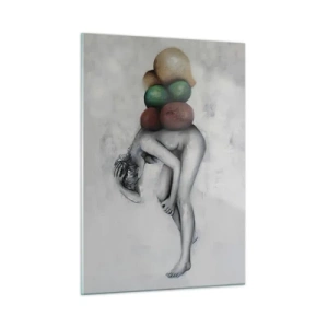 Üveg kép - Az élet nehézségei - 50x70 cm