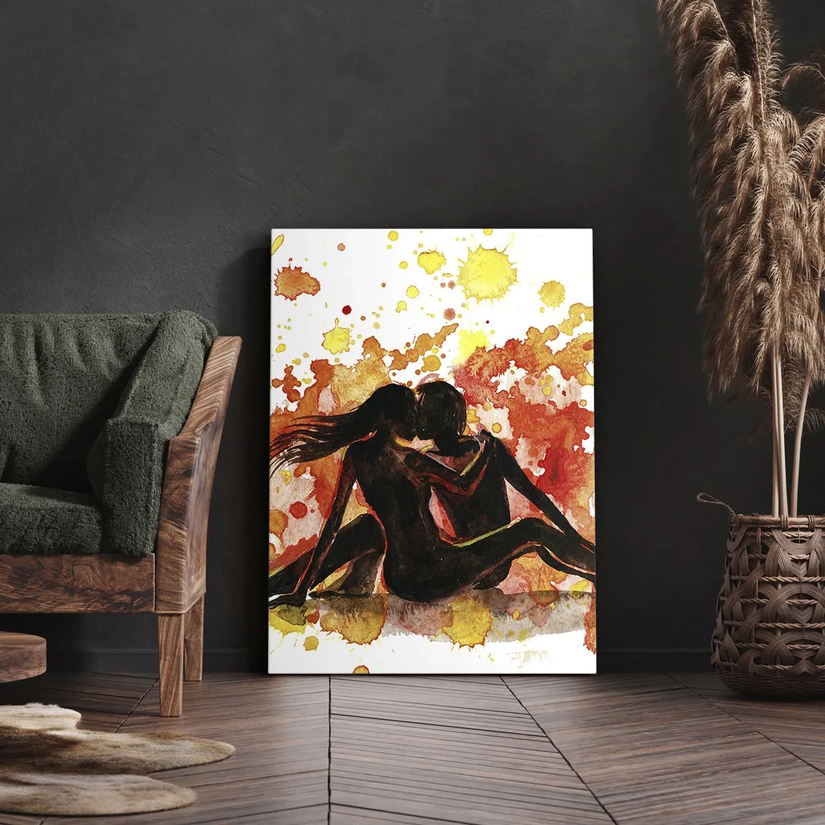Vászonkép - És világosság lett - 55x100 cm