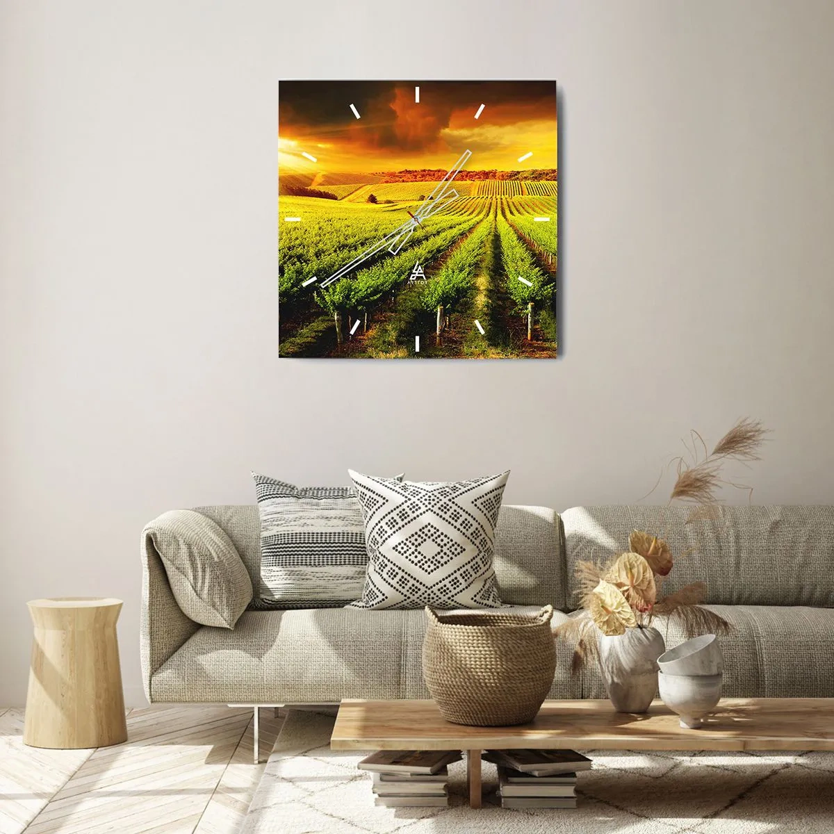 Falióra, Óra - Ausztrál nap alatt - 30x30 cm