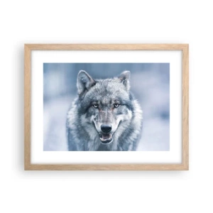 Poszter világos tölgy keretben - Vállalod a kihívást? - 40x30 cm