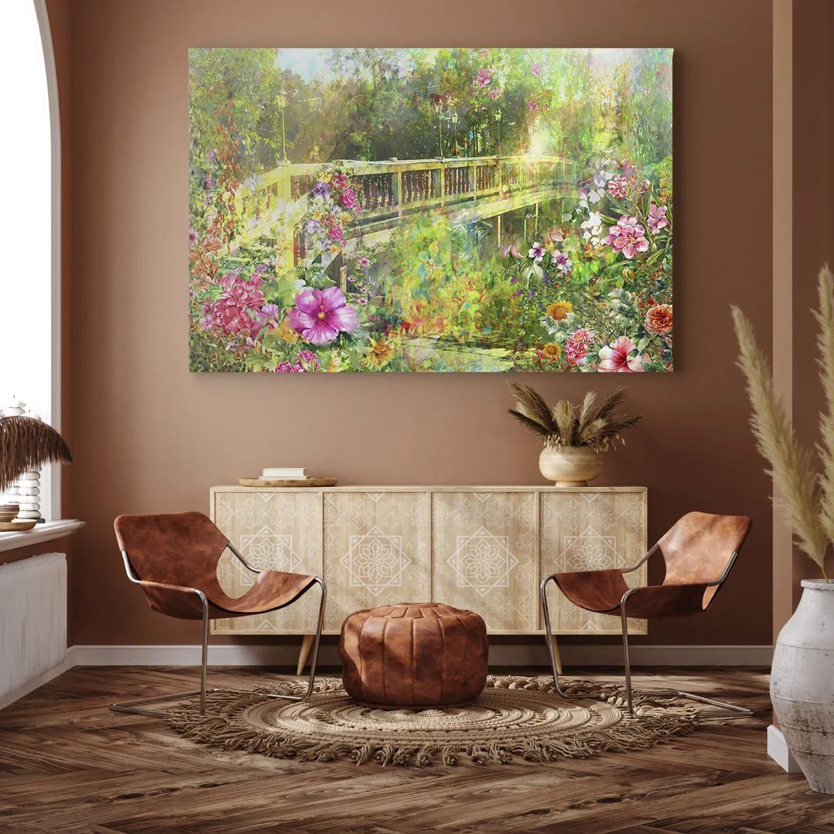Vászonkép - A tavaszi sóhajok hídja - 70x50 cm