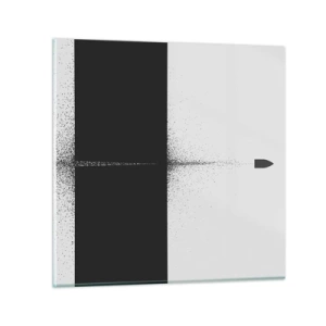 Üveg kép - Egyenesen a cél felé - 30x30 cm