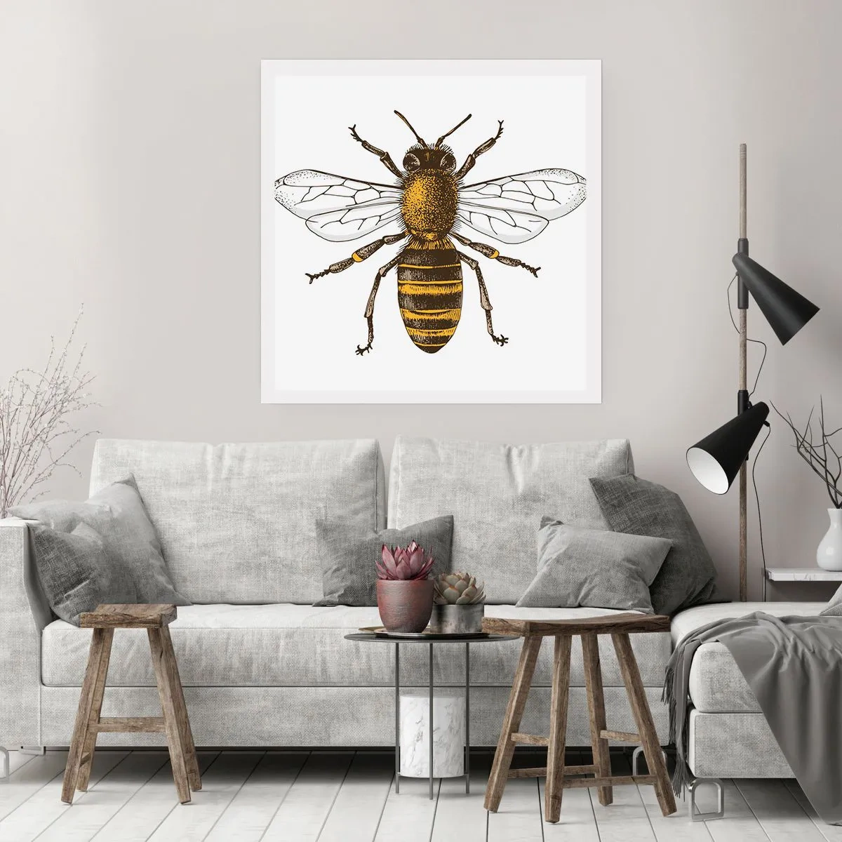 Poszter - Gyönyörű és jó - 60x60 cm