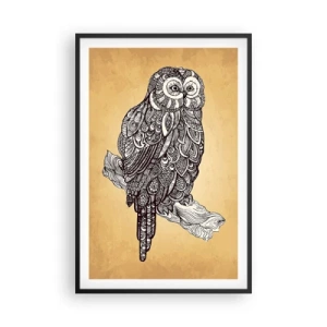 Poszter fehér keretben - A bölcsesség bonyolult díszei - 61x91 cm