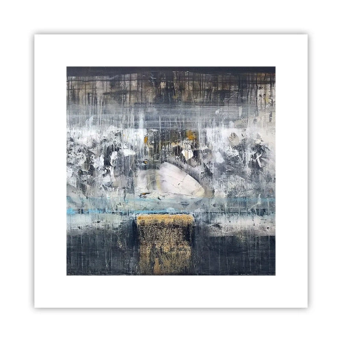 Poszter - Mint a jégen, mint a csomón - 30x30 cm