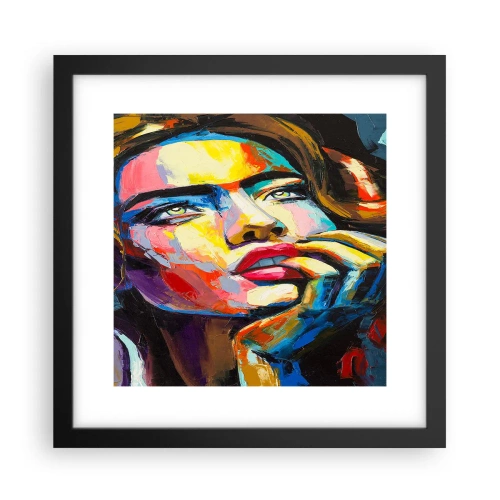 Poszter fehér keretben - Az álmok úgy repülnek az égen, mint a madarak - 30x30 cm