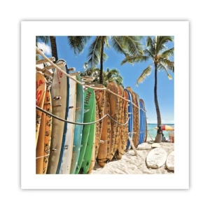 Poszter - Napos mulatság - 40x40 cm