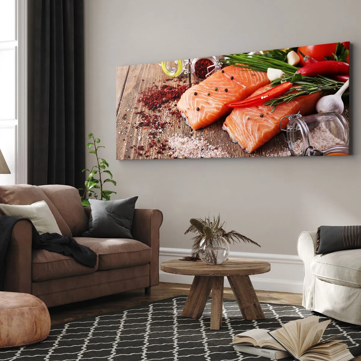 Vászonkép - Norvég kaland a konyhában - 100x40 cm
