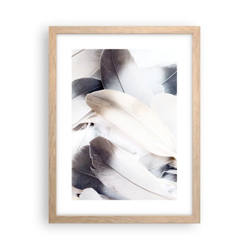 Poszter világos tölgy keretben - Szinte angyali - 30x40 cm