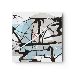 Falióra, Óra - Mindennek ellenére kék - 30x30 cm