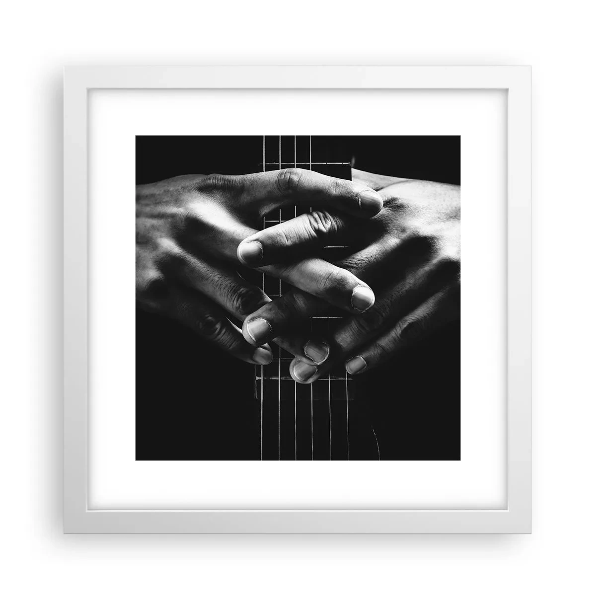 Poszter fekete keretben - Művész imája - 30x30 cm