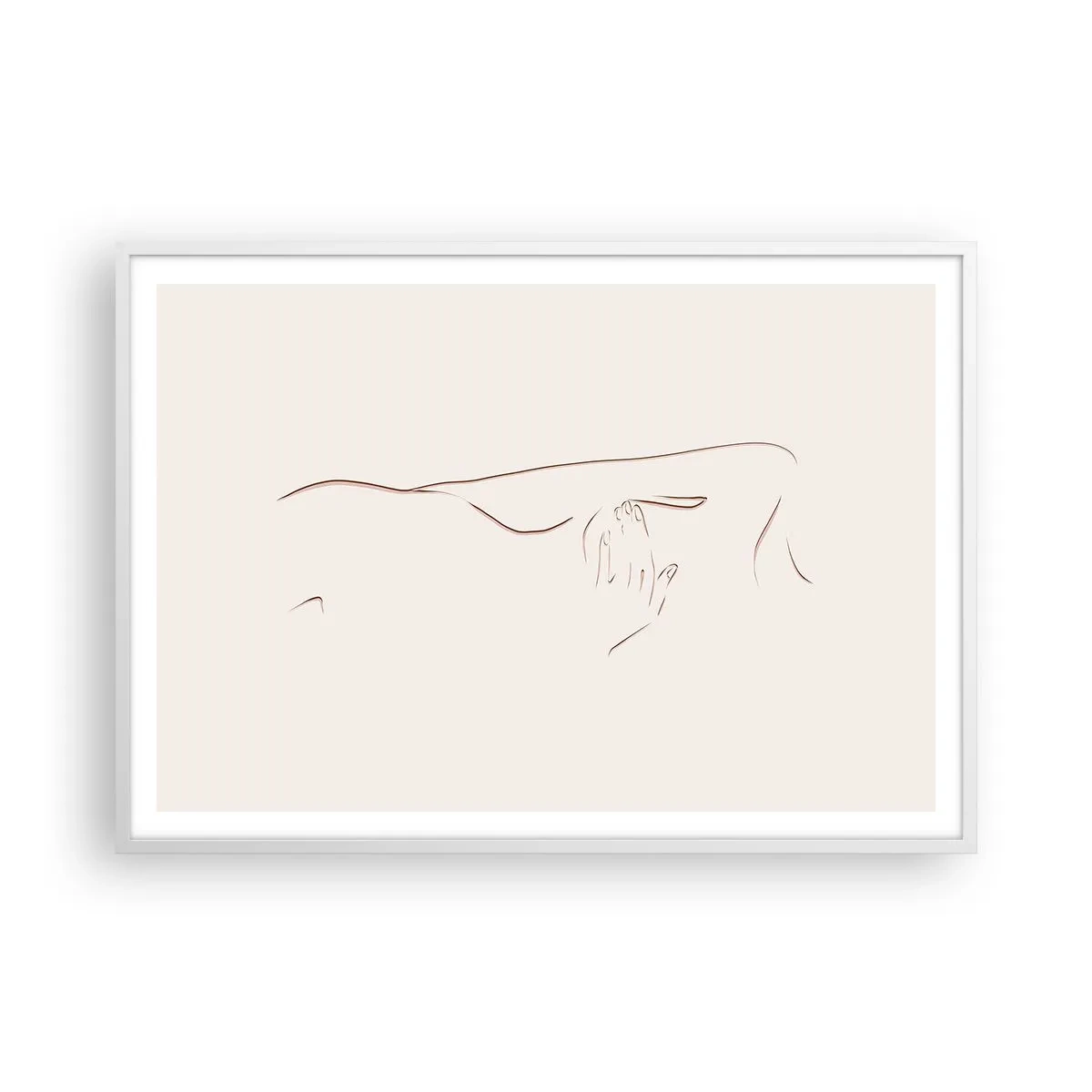 Poszter fekete keretben - A vágy alakja - 100x70 cm